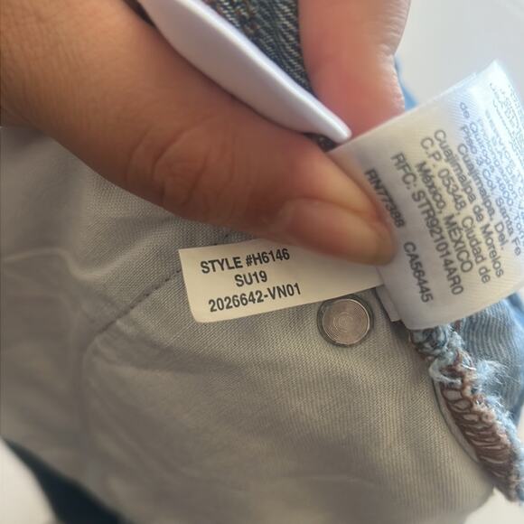 J. Crew Denim Skirt Women’s Size 28 Frayed Hem 100% Cotton Cowgirl Jean Skirt - Picture 10 of 10